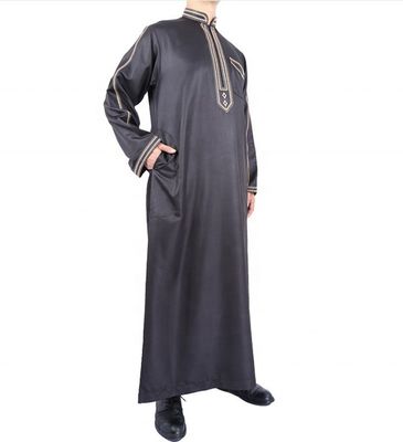 Tejido elastano de poliéster viscoso para el vestido musulmán para bebés 2021 Abaya Dubai