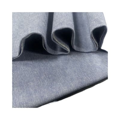 Tejido de denim 21s Imitación100% de algodón camisa delgada denim de punto ventaja pedidos pequeños
