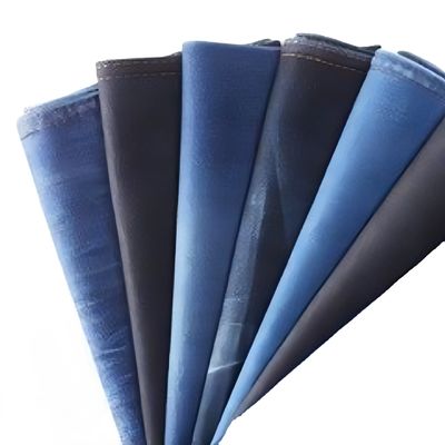 Modelo de hilo teñido 230gm 100% de algodón Twill competitivo Tejido de denim lavado para jeans