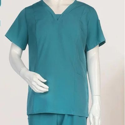 Vestidos de trabajo Tejidos de tejido hospital algodón largo mejor textil mujeres médicas enfermera médico peinado