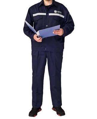 Tejido espandéx de lona de algodón antiestático de peso medio 230-290 gm para traje de trabajo