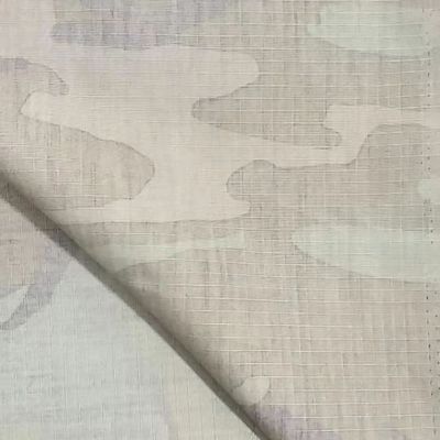 50/50 de cotton de nylon de camuflaje de impresión de tela con función WR OEM aceptado 220gsm
