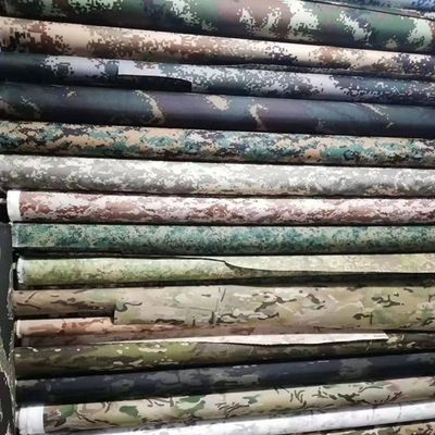 50/50 de cotton de nylon de camuflaje de impresión de tela con función WR OEM aceptado 220gsm