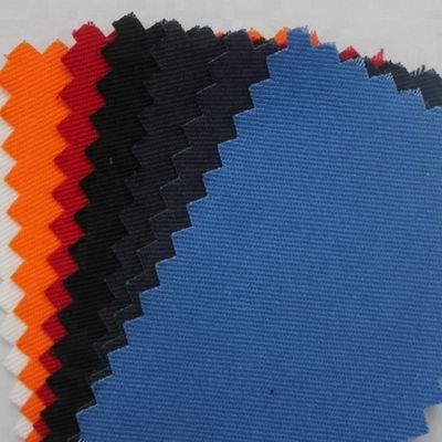 Tejidos de uniforme escolar en colorido plano 100% poliéster para la bolsa de vestir del guardia de seguridad