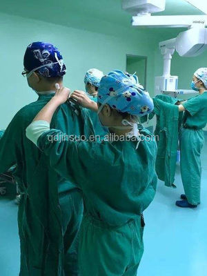 Densidad 130*70 Watts/Twill de tinción reactiva personalizado TC 63*35 Hospital Médico Hospitalario de enfermería Tejido de trabajo