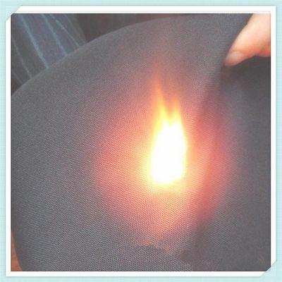 Tejido de lona de algodón 100% de estilo simple con alta resistencia al desgarro y ignífugo / ignífugo