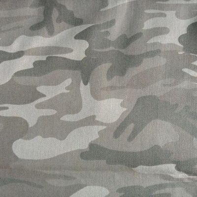 Tejido de mezcla de algodón de poliéster para uniforme de camuflaje de peso medio y estilo TWILL