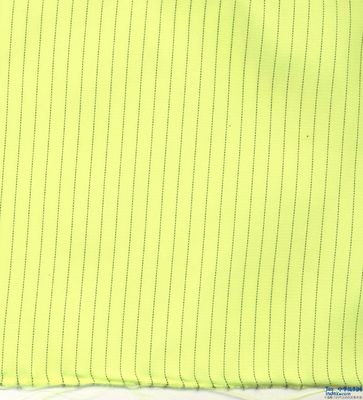 Tejido de seguridad ESD libre de lino para ropa de laboratorio