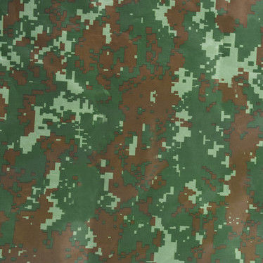 Poliéster/algodón 65/35 Impresión Tejido impermeable verde oscuro para uniformes y uniformes
