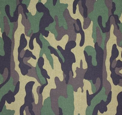 Poliéster/algodón 65/35 Impresión Tejido impermeable verde oscuro para uniformes y uniformes