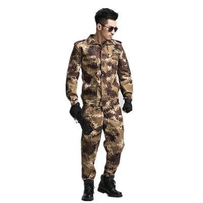 Tejido de uniforme de algodón de poliéster de peso medio para chaquetas de uniforme impresas digitalmente
