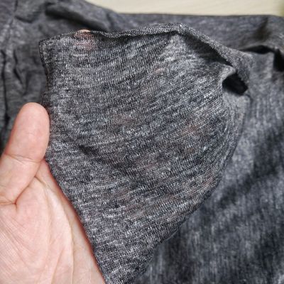 Jinsuo Grey Melange 4 formas de estiramiento Tejido de peso medio y 130 * 70 densidad