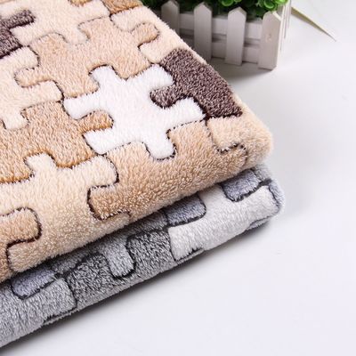 Tejido de flanela de memoria de poliéster 100% cómodo y duradero para textiles domésticos