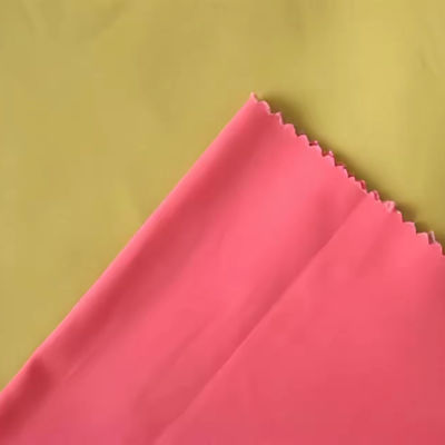 Tejido de poliéster de algodón de 4 vías de estiramiento de espandéx para pantalones con patrón teñido simple