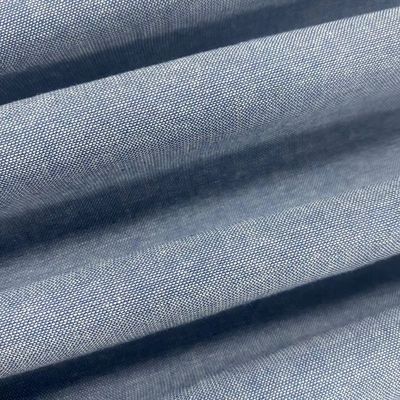 Plaids Patrón 21s 100% Imitación de algodón Denim Camiseta delgada Denim Tricotado para camisa bueno