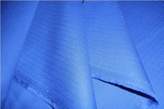 Tejido antistático de fibra de algodón conductor de poliéster con resistencia superficial 10 7-10 9