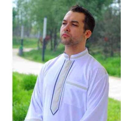 Habitación árabe islámica de estilo saudí para hombres hecha de poliéster ignífugo