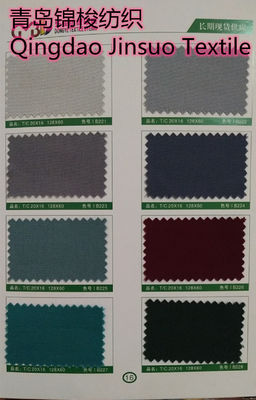 Tejidos de trabajo de polipaño con repelente de manchas 80/20 21*21 190GSM en Stocklot
