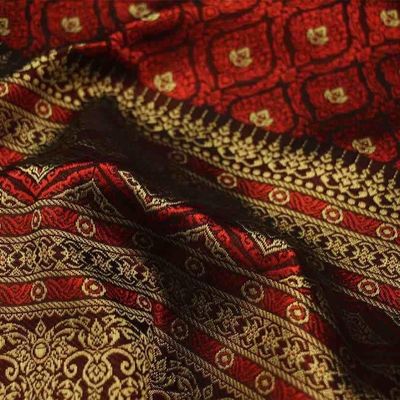 Alemania de algodón orgánico Jacquard Tejido 10 yardas para ropa de vestir en el comercio de Qingdao