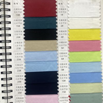 Fabricación de tejidos de tela de colorante de fibra de algodón para ropa de trabajo