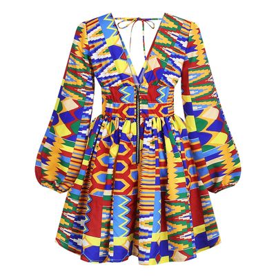 Super Wax Hollandais Tejido de algodón 100% para ropa africana Ancho de vestido 57/58 &quot; Estilo DOT