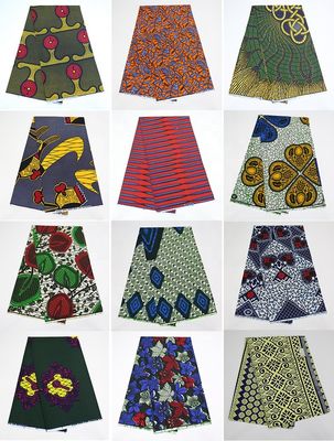 280 gramos de algodón resistente a la abrasión Pagne Super Wax Hollandais para tejido de vestido en África