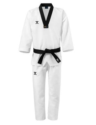 Ropa de Taekwondo TC 190gm Ropa de trabajo teñida Tejido para uniformes de karate de larga duración
