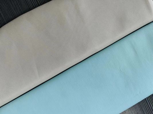 Anti-píldora impermeable 100% de poliéster de tejido de twill ropa de trabajo tela de tejido de color personalizado