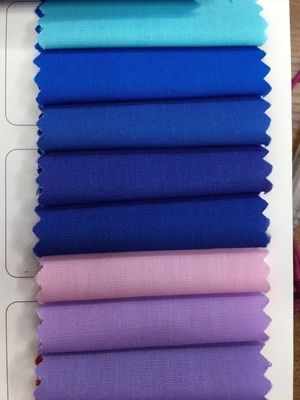 Modelo de tejidos sólidos de poliéster retardante de llamas para uniformes textiles para el hogar