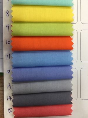 Modelo de tejidos sólidos de poliéster retardante de llamas para uniformes textiles para el hogar