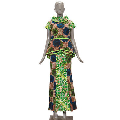 Tejido de impresión 100% de algodón REAL WAX Tejidos africanos de ankara con diseño Kente Ancho 58/60