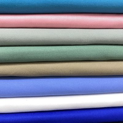 57/58&quot; ancho 21*21 Polyester algodón tela de lona teñida sólida para chaqueta bolsa de ropa de trabajo