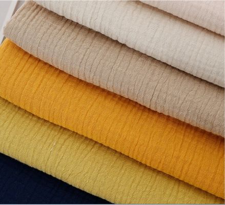 Fabricación de algodón 100% de algodón muselina para mantas de bebé y pijamas de estilo sólido