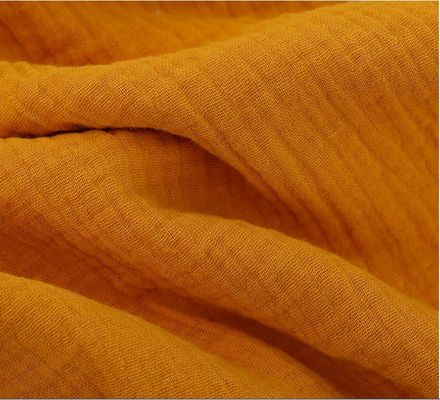 Fabricación de algodón 100% de algodón muselina para mantas de bebé y pijamas de estilo sólido
