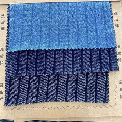 Nombre personalizado 14 oz Selvedge Tejido de denim con ancho 57/58 &quot;en azul oscuro 100% algodón
