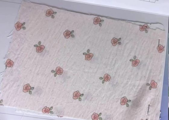 Tejido de impresión de camisetas de algodón de punto antistatico con material transpirable