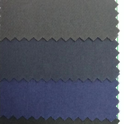 Tejido de algodón sólido de colorante, espandéx, tejido de trabajo de alto peso, con acabado de durazno, ancho 57/58