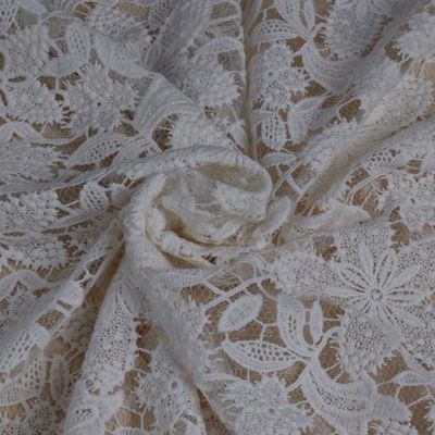 YARN DYED Tejido de encaje de boda 100% poliéster/algodón para mujeres y hombres Tejido para el hogar
