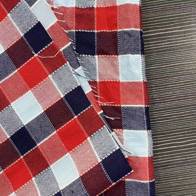 Filamento fluorescente de tela teñida de tejido simple Twill 1 1 tejido para trajes escolares ropa de trabajo a precios
