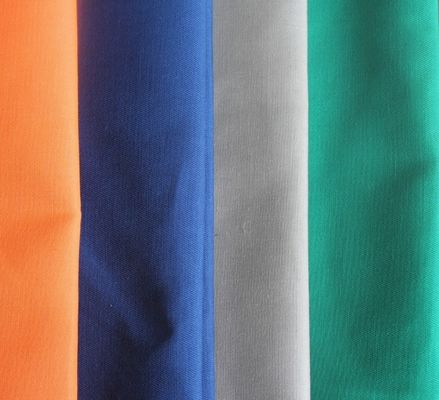 Tejido de Gabardina exquisito, resistente a las llamas y de moda, para ropa de trabajo, 100% de poliéster