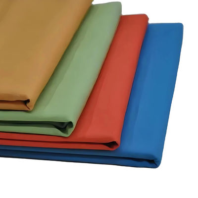 Tejido 100% de poliéster de alta calidad con revestimiento ignífugo 210T Taffeta de color personalizado