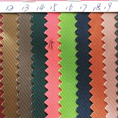 Tejido de poliéster 100% Twill para ropa de trabajo Tejido con patrón sólido 180gsm 210gsm 260gsm