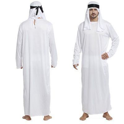 Vestido de estilo musulmán saudí de peso medio de hombre de tela de algodón