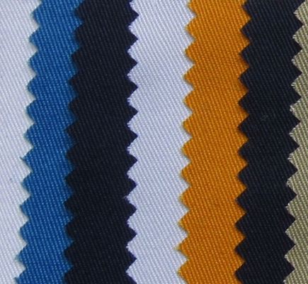 Tejido de terciopelo 100% algodón 65 poliéster 35 algodón ropa de trabajo TC perforador tejido textil